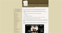 Desktop Screenshot of legalforms.name