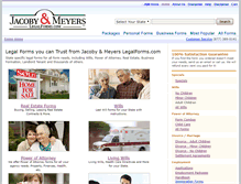 Tablet Screenshot of legalforms.com